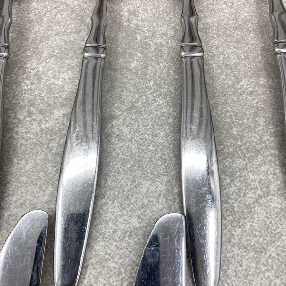 Reed Barton Brompton Stainless Heritage Mint Ltd Silverware Flatware Lot of 10 - Picture 5 of 7